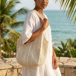 bolsa artesanal de crochê