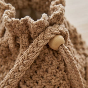 Bolsa de Crochê Toscana caqui