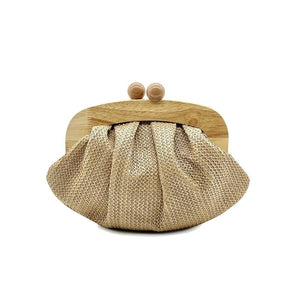 Bolsa de Praia Chique Elegance Cáqui