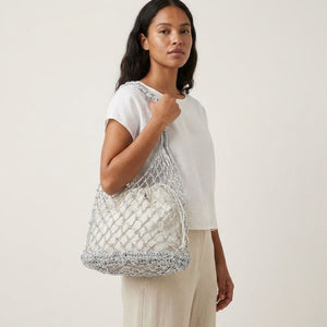 bolsa de palha de praia chic