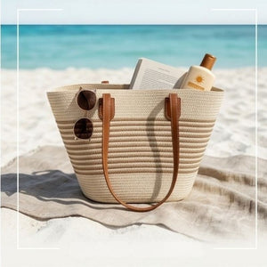 bolsa de palha de praia