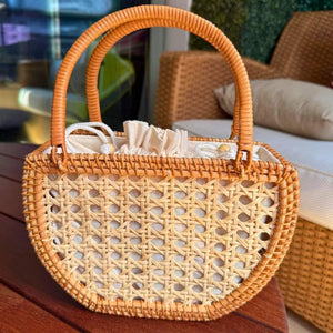 bolsa de palha indiana
