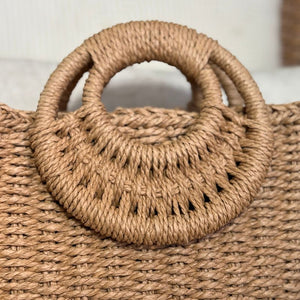 Bolsa de Praia Palha Detalhes da Alça