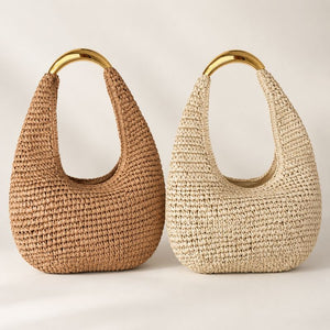 bolsa de palha feminina