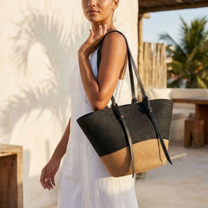 bolsa de palha de praia grande