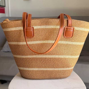 bolsa de palha milano chique