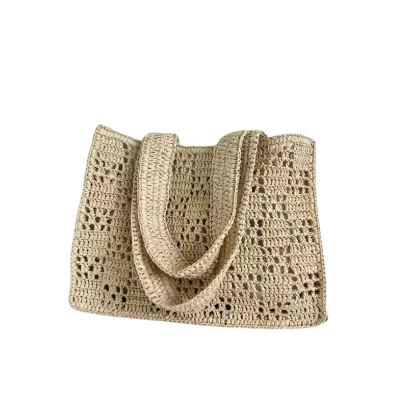 Bolsa de Palha Praia Ravena - Macia e Leve para o Verão