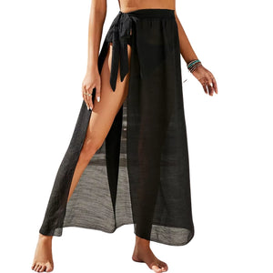 Canga de Praia Longa Preta - UV e Secagem Rápida