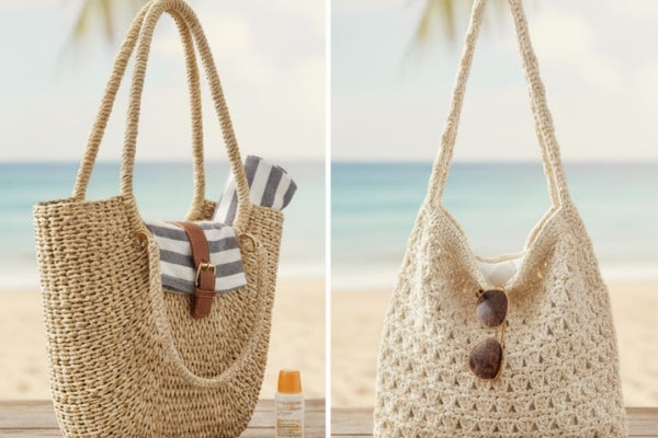 Bolsa de Palha vs Crochê