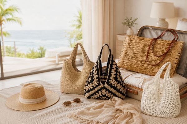 Bolsa de Praia para Viagem Modelos Leves, Elegantes e Fáceis de Combinar