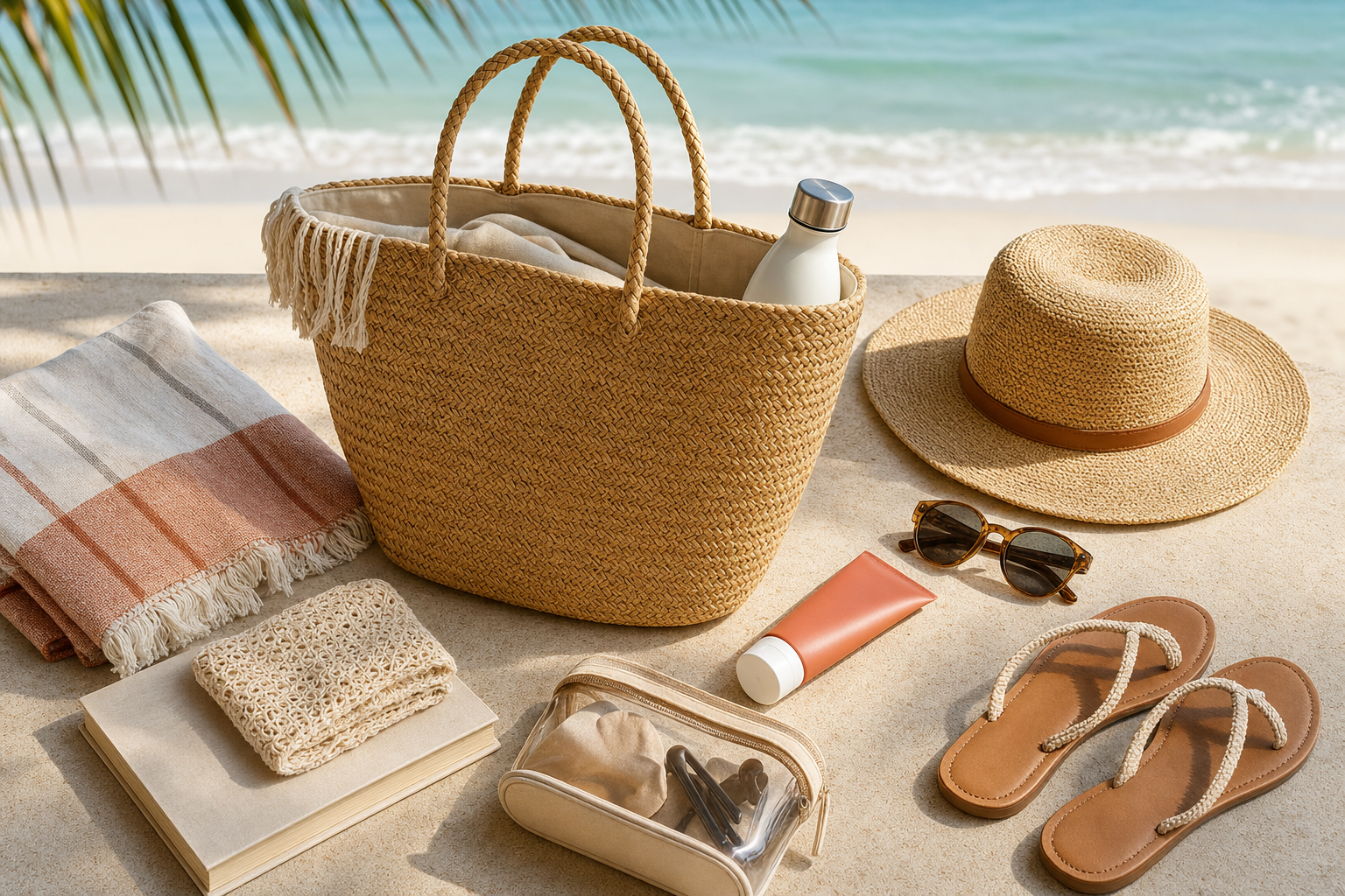 o que levar para a praia na sua bolsa de praia