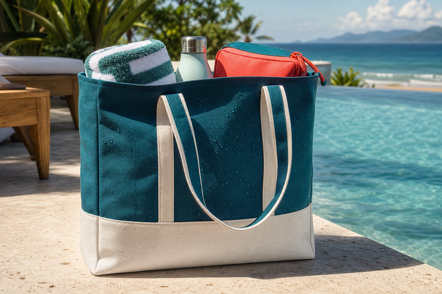 bolsa de praia impermeável 