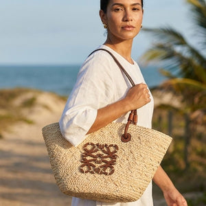 bolsa de palha feminina grande