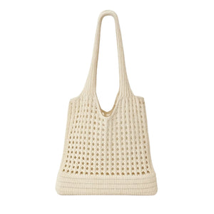 Bolsa Praia Crochê Verbena Soleil Bege