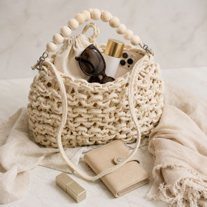 bolsa de praia em croche