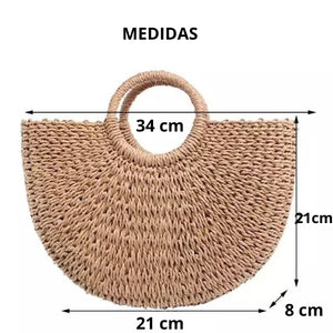 bolsa de palha medidas