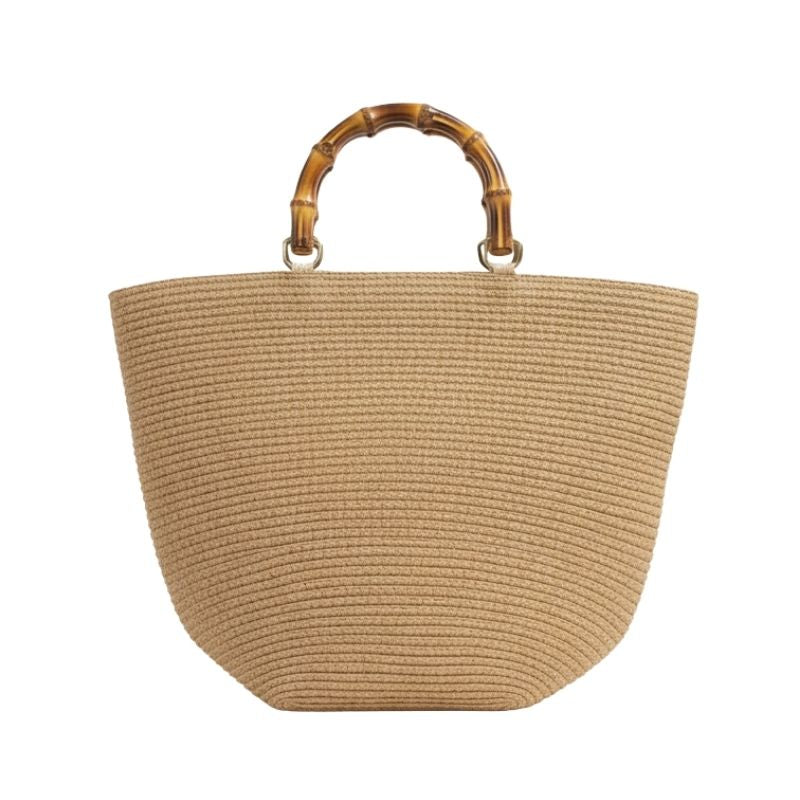 bolsa de palha caqui