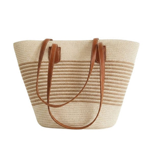 bolsa de palha chique