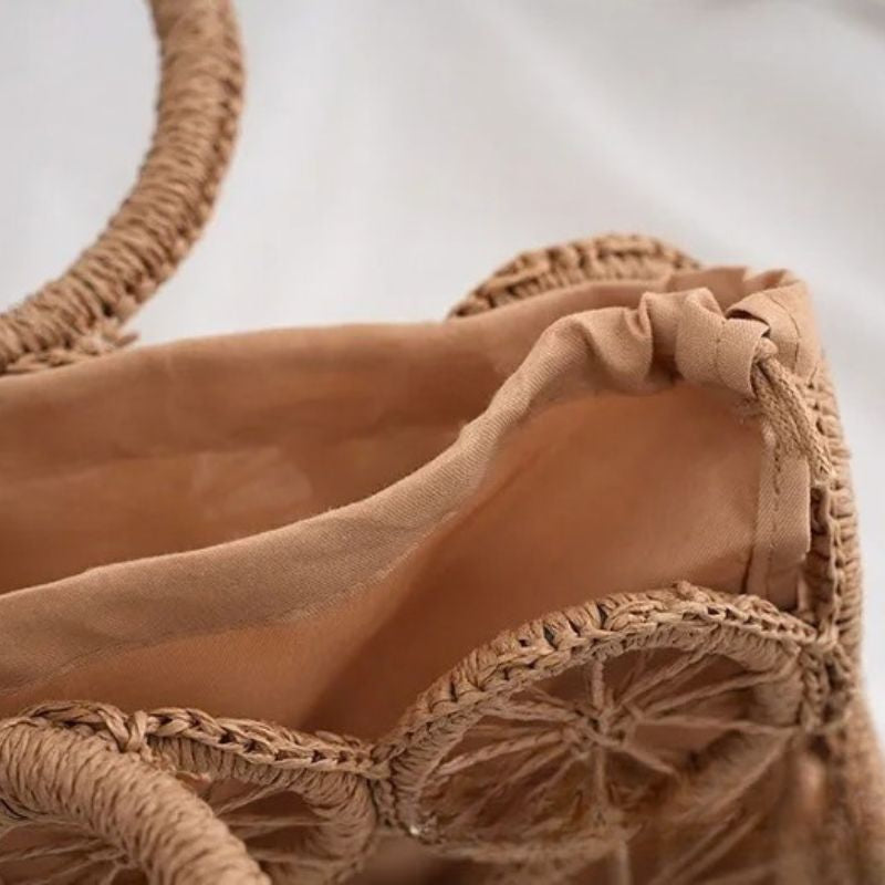 Bolsa Palha Praia Detalhes 