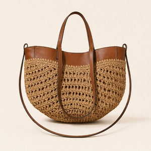 bolsa de palha chique resort