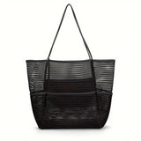 Bolsa de Praia Santorini – Espaçosa Preto