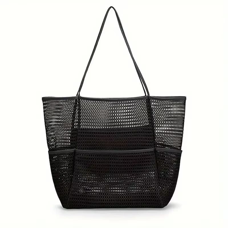 Bolsa de Praia Santorini – Espaçosa Preto