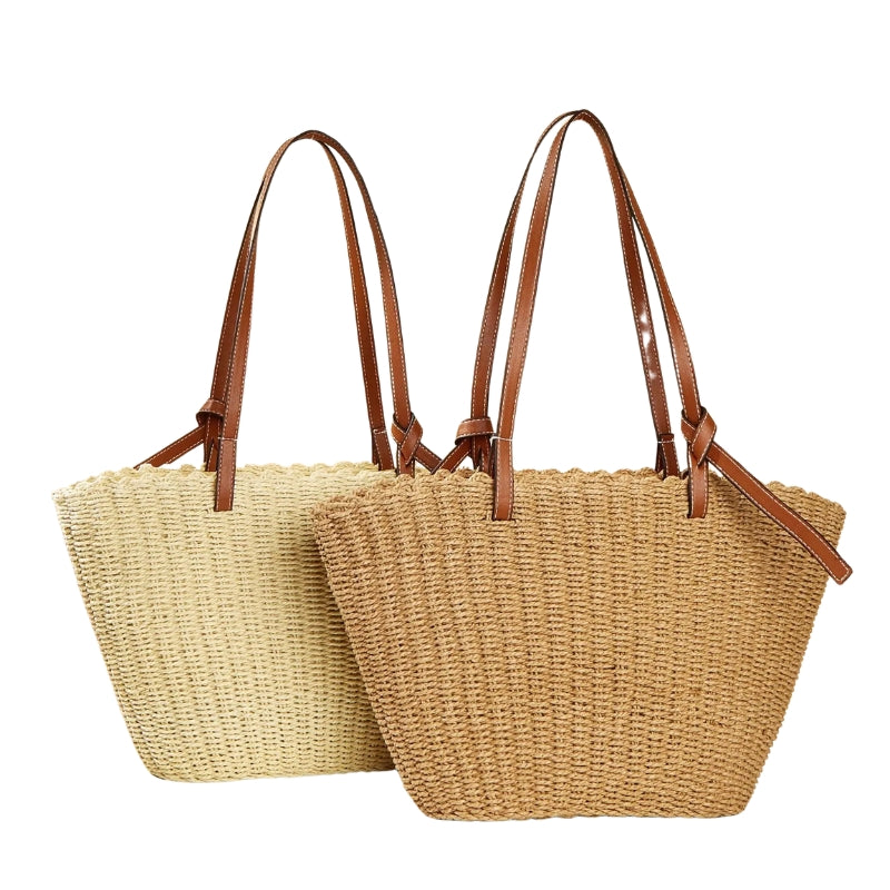 Bolsa de Praia em Palha Bruges