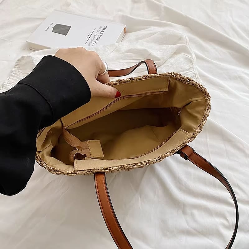 Bolsa de Palha Emma Detalhes