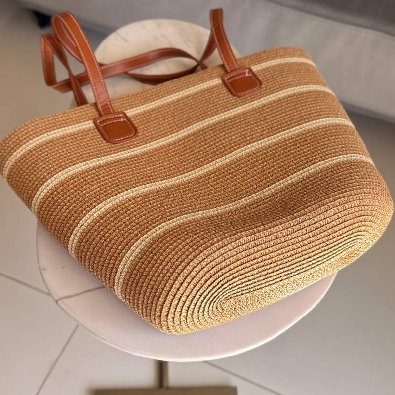 bolsa de palha chique