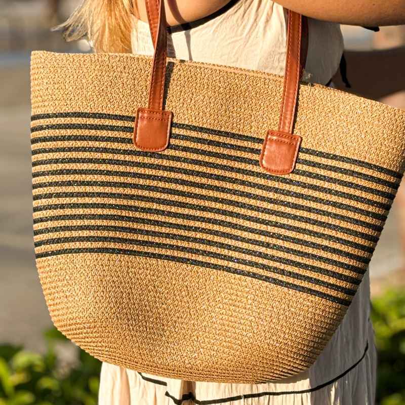 bolsa de palha feminina