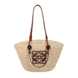 Bolsa de Praia Chique Belle Lune – Palha Bege