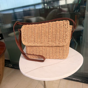 Bolsa Palha Cáqui Carmel 
