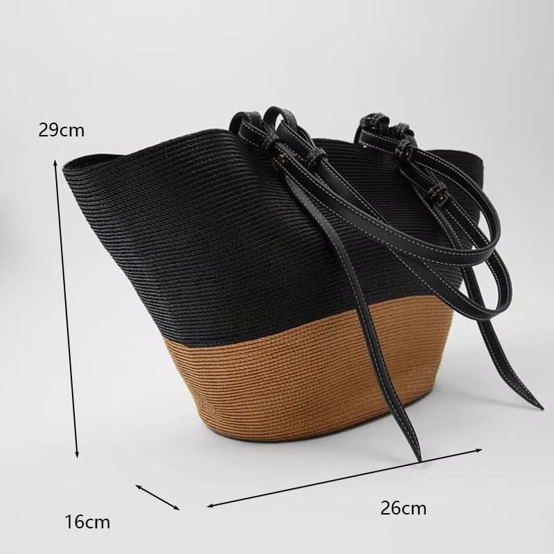 Bolsa em Palha Gisele Tamanho