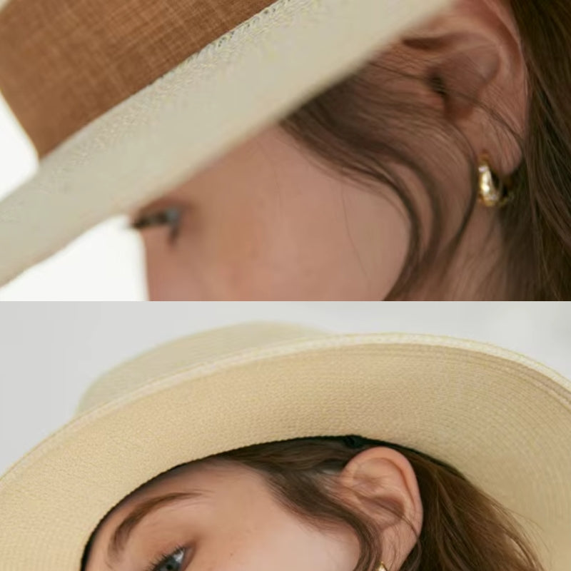 Chapéu Panamá Feminino - Estilo Clássico em Bege