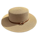 Chapéu Panamá Feminino de Palha Mirella Cáqui 