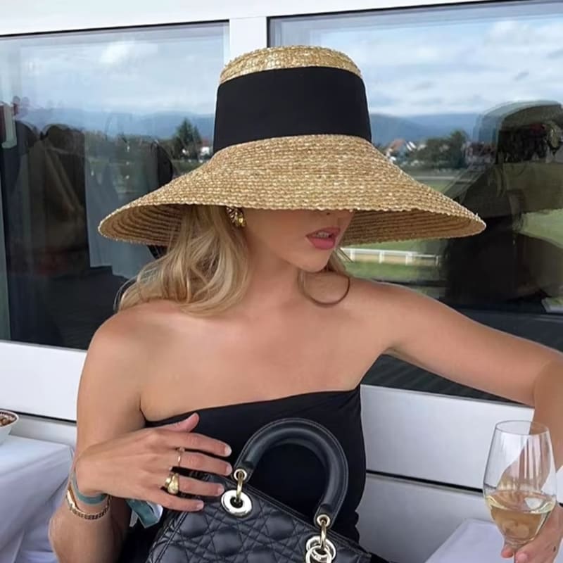Chapéu de Palha Aba Larga Paris