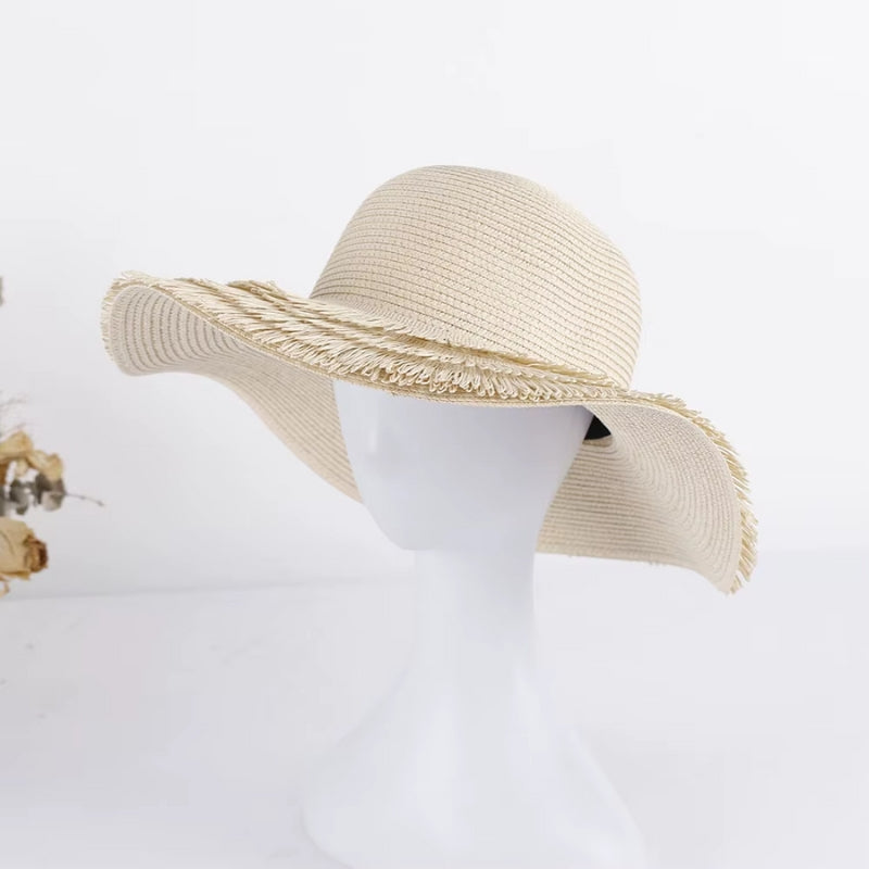 Chapéu de Palha Feminino Borla