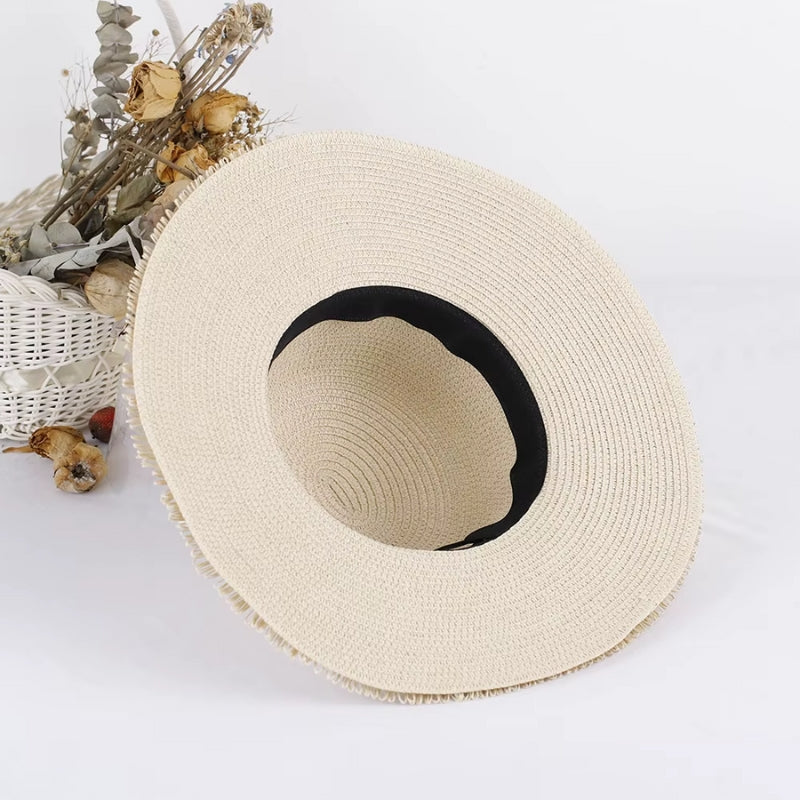 Chapéu de Palha Feminino - Bolsa de Praia