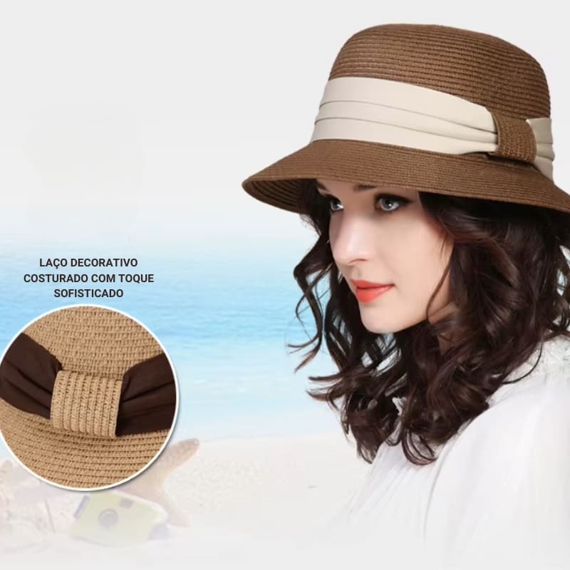 Chapéu de Palha Feminino 
