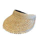 Viseira Feminina Rattan SunBreeze - Elegância em Bege