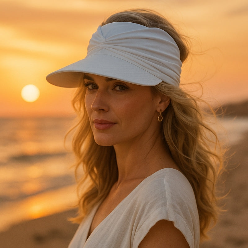 Viseira Feminina Branca