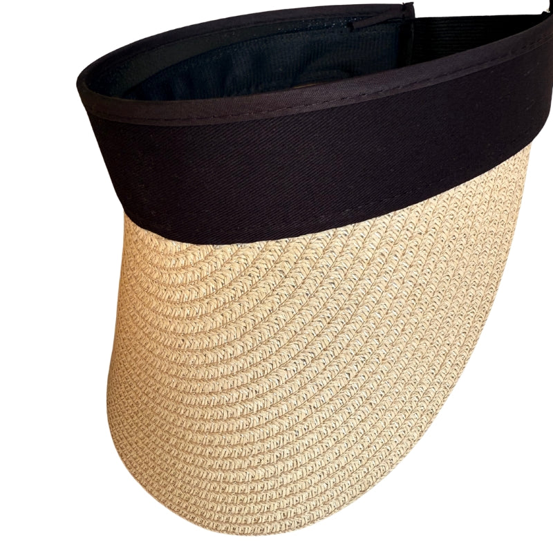viseira feminina bege