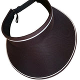 Aba larga, cor preta.