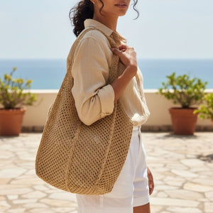 bolsa de croche leve e versatil