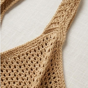 bolsa de croche grande de praia