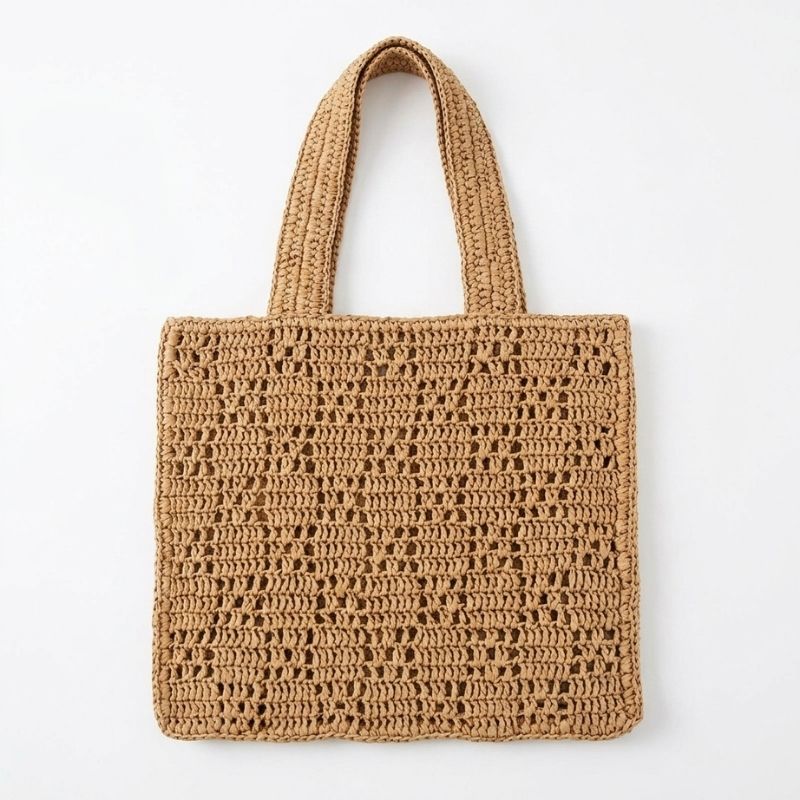 bolsa de palha grande de praia