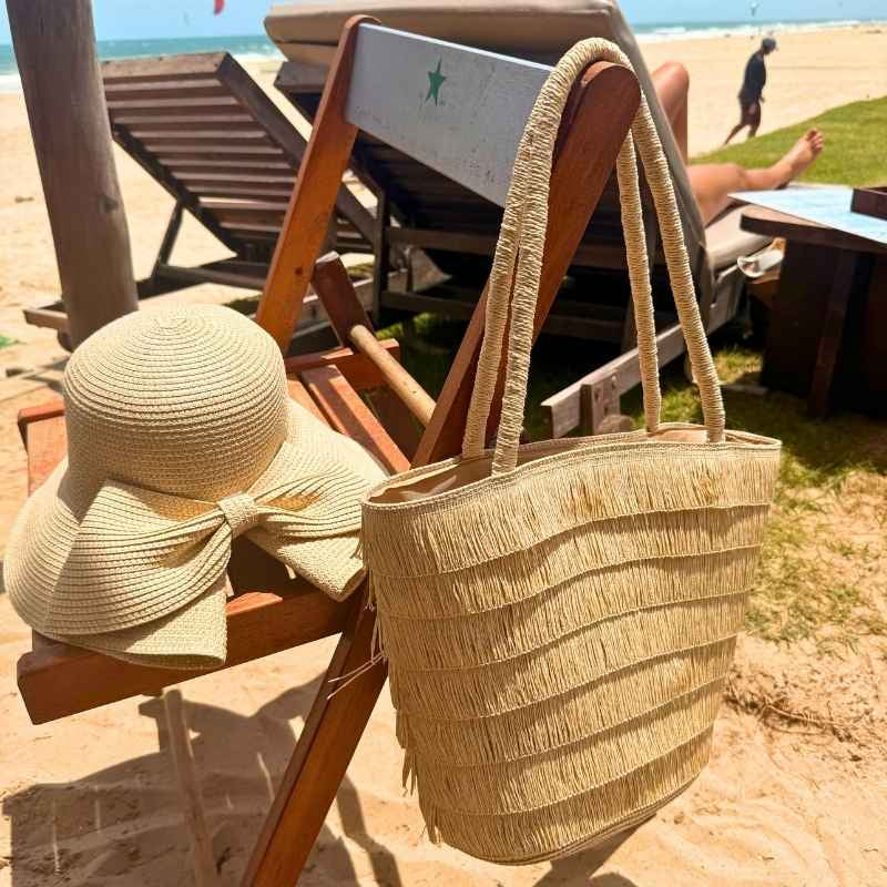chapeu de palha de praia