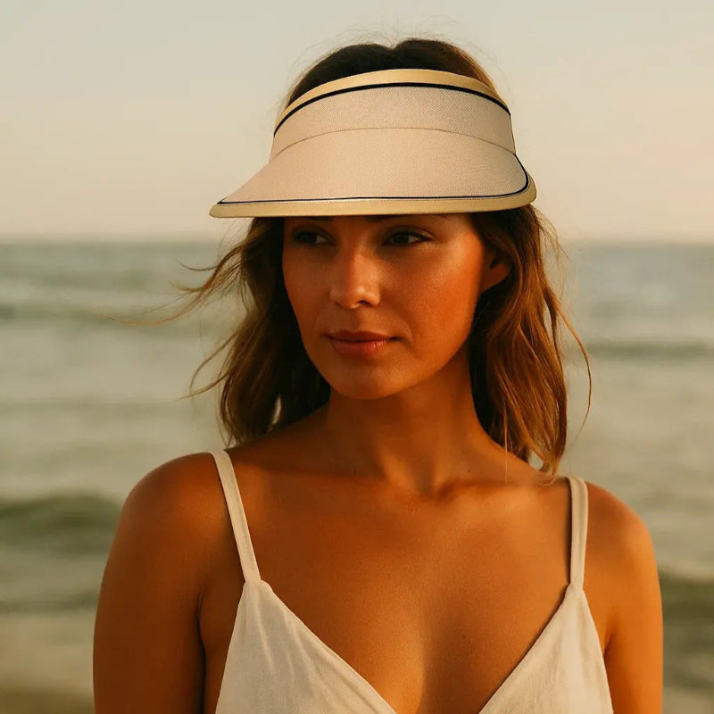 viseira feminina de praia